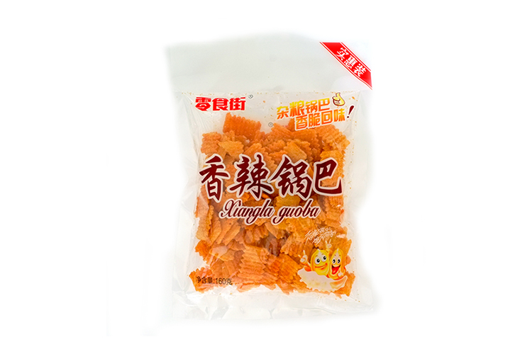 零食街香辣锅巴 160G